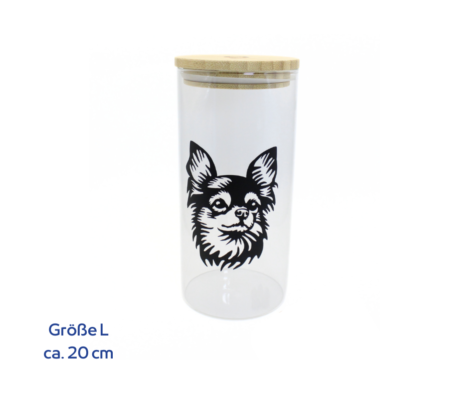 Leckerliglas, L